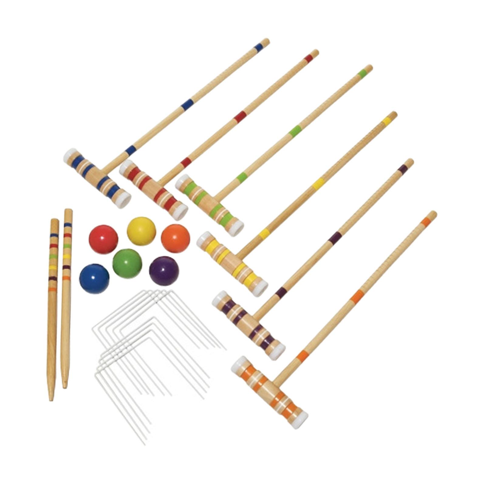 Croquet Set Lawn - Ensemble de jeux de croquet de