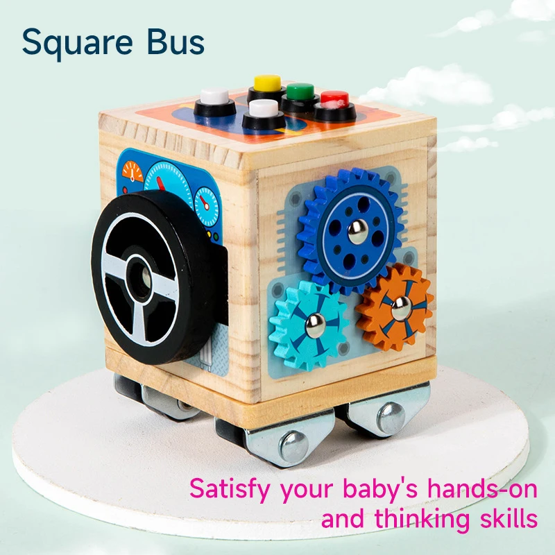 Party Games Bus - Jouets Montessori pour l'éducation précoce des