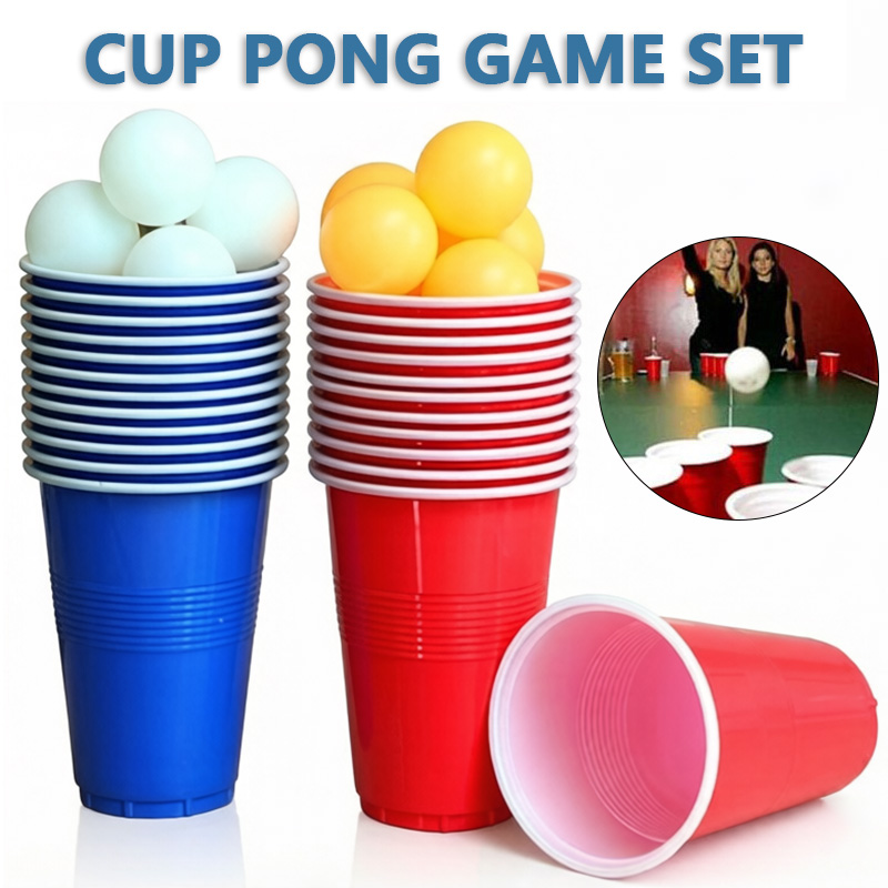 Party Games Jenga - Ensemble de jeu Beer Pong et