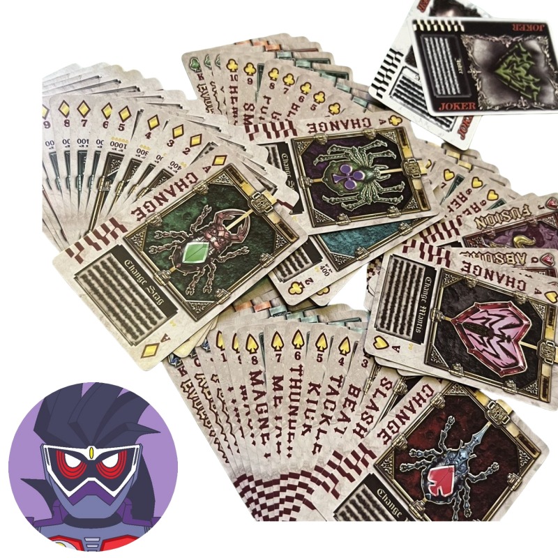 Party Games Board Game - Bandai Kamen Rider personnages d'anime cartes
