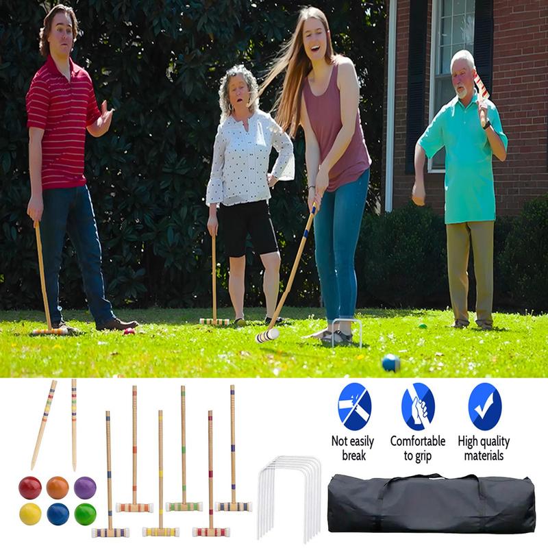 Croquet Set Lawn - Ensemble de croquet, jeux de pelouse