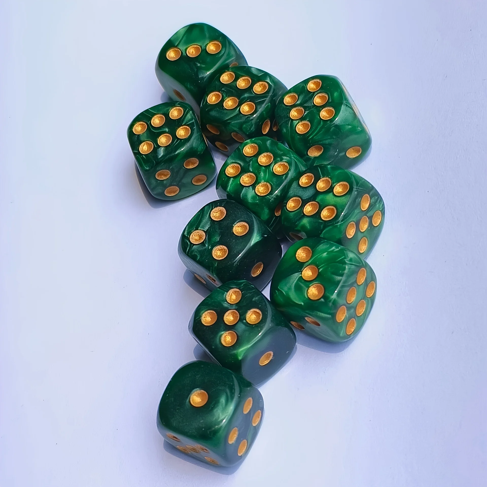 Party Games Board Game - 10 dés D6 en acrylique à