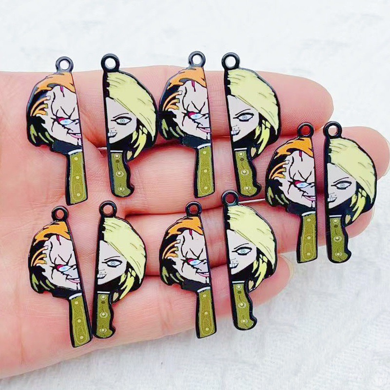Party Games Questions - 10 pièces de pendentifs porte-clés en