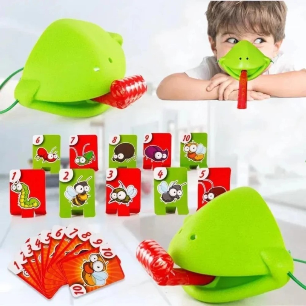 Party Games Board Game - Masque de grenouille et de lézard,