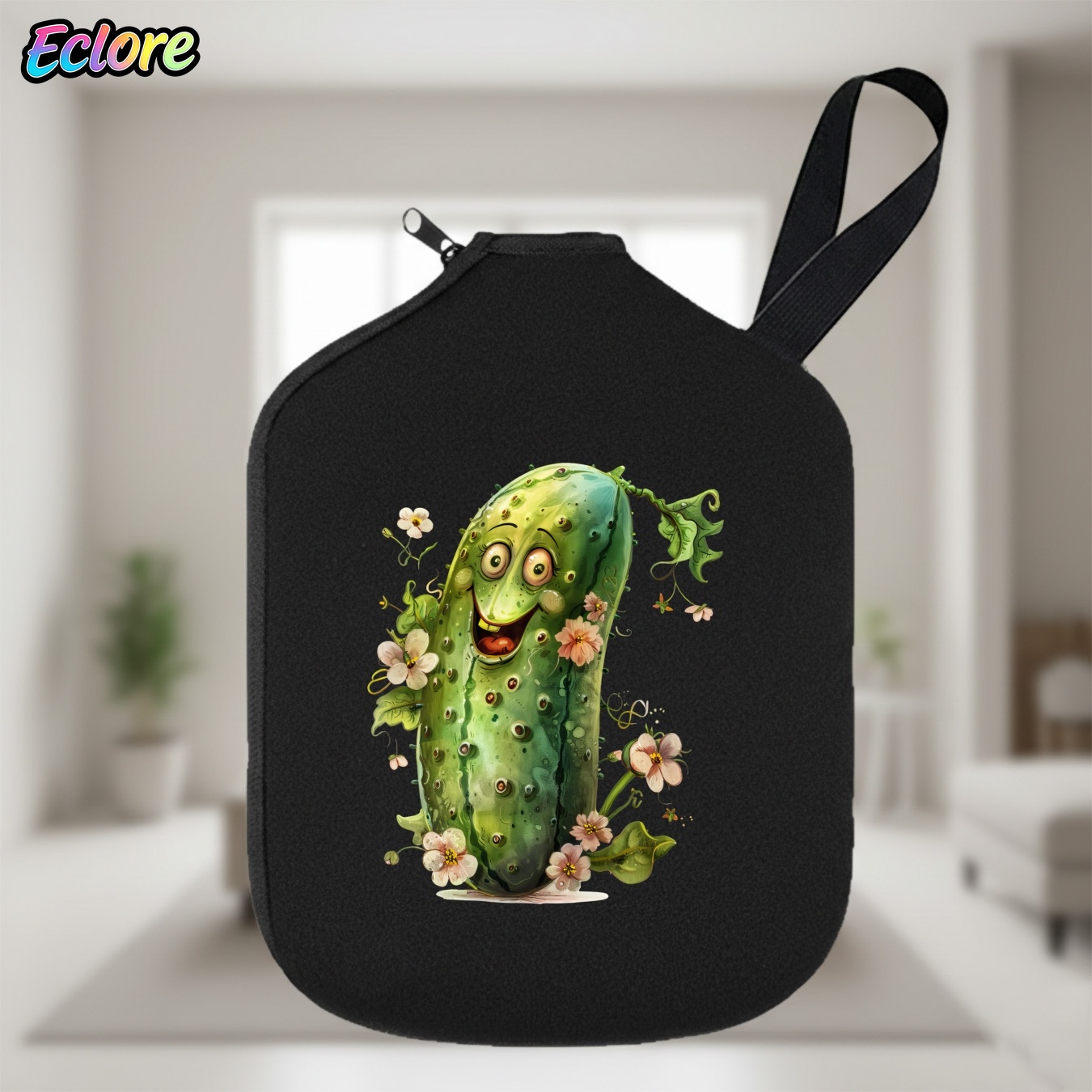 Party Games Cartoon - Housse de raquette de pickleball motif