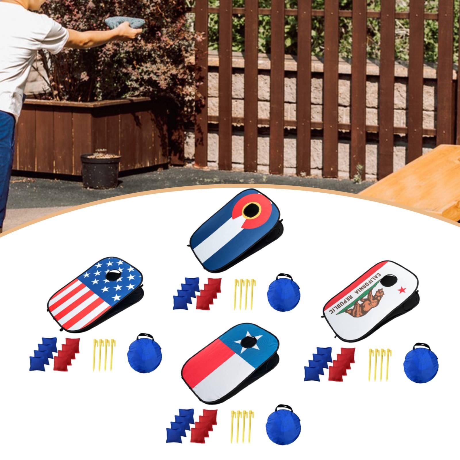 Cornhole Board Set - Ensemble de jeu de Cornhole portable