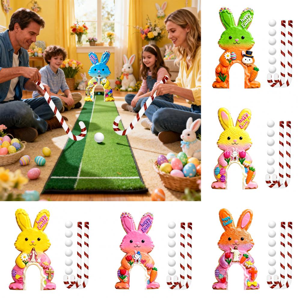 Party Games Golf - Jeu de mini-golf familial Pâques Lapin