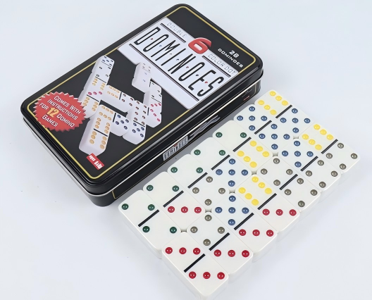 Party Games Board Game - Jeu de dominos Double Six élégant