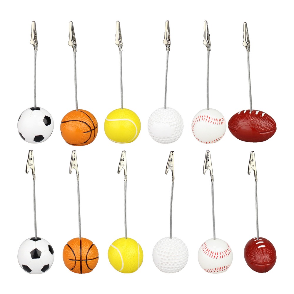 Party Games Golf - Porte-cartes de table en fil d'alligator,