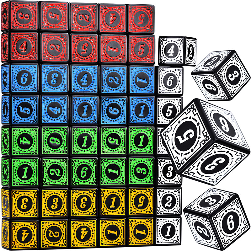 10 pièces/ensemble jeu de dés  - Party Games Group avis et prix