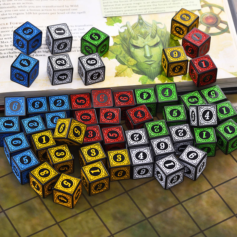 10 pièces/ensemble jeu de dés  - Party Games Group avis et prix