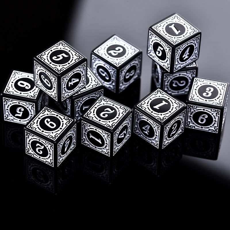 10 pièces/ensemble jeu de dés  - Party Games Group avis et prix
