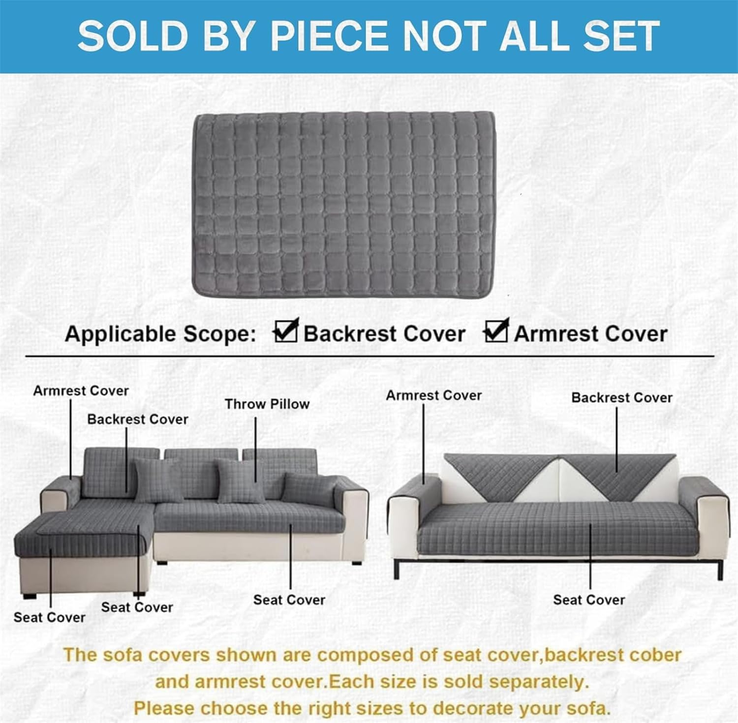 Coussin de canapé en velours é - Washer Toss Set avis et prix
