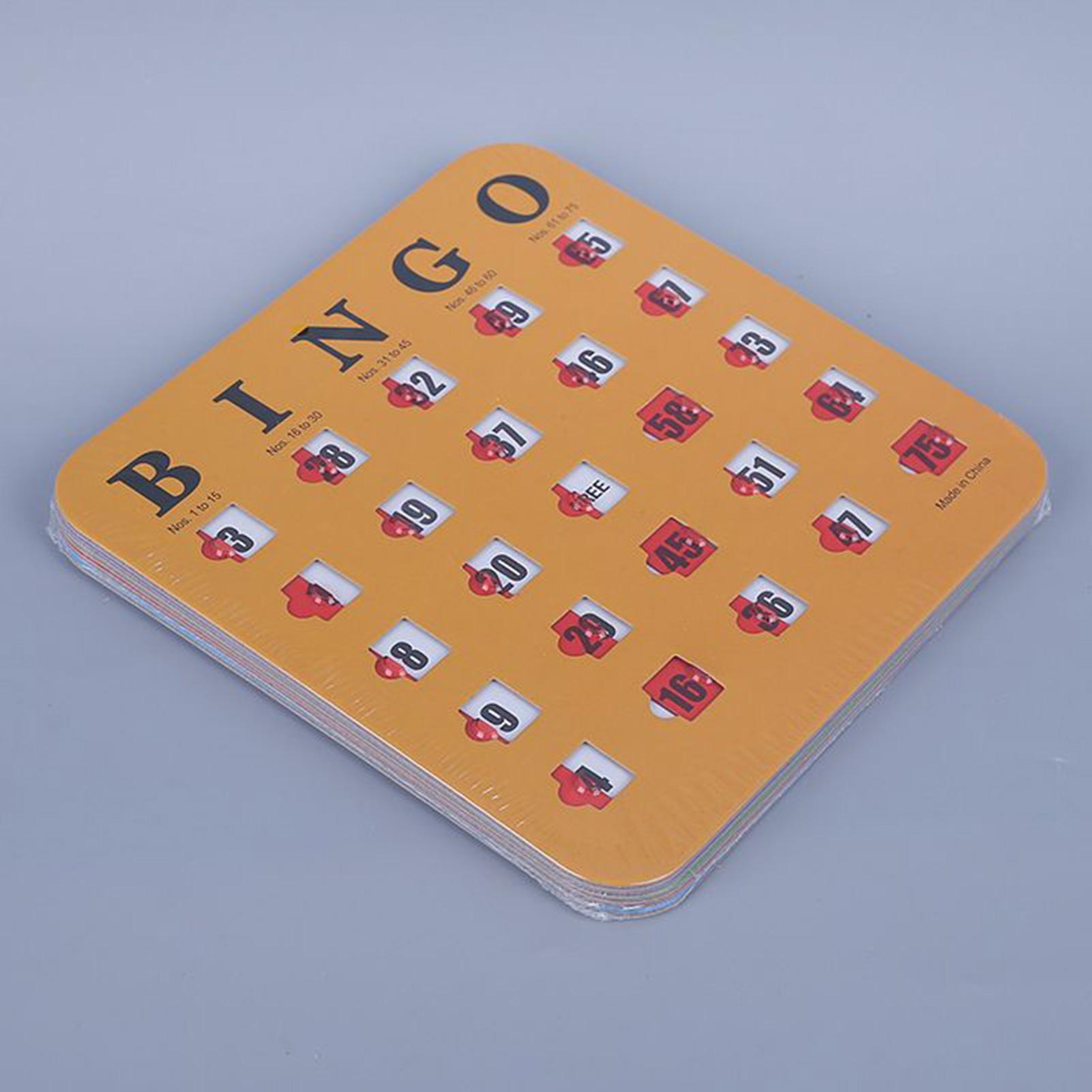 5 cartes de jeu de Bingo couli - Party Games Board Game avis et prix