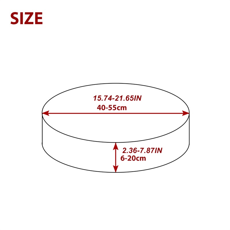 Housse de coussin de siège ron - Washer Toss Set avis et prix