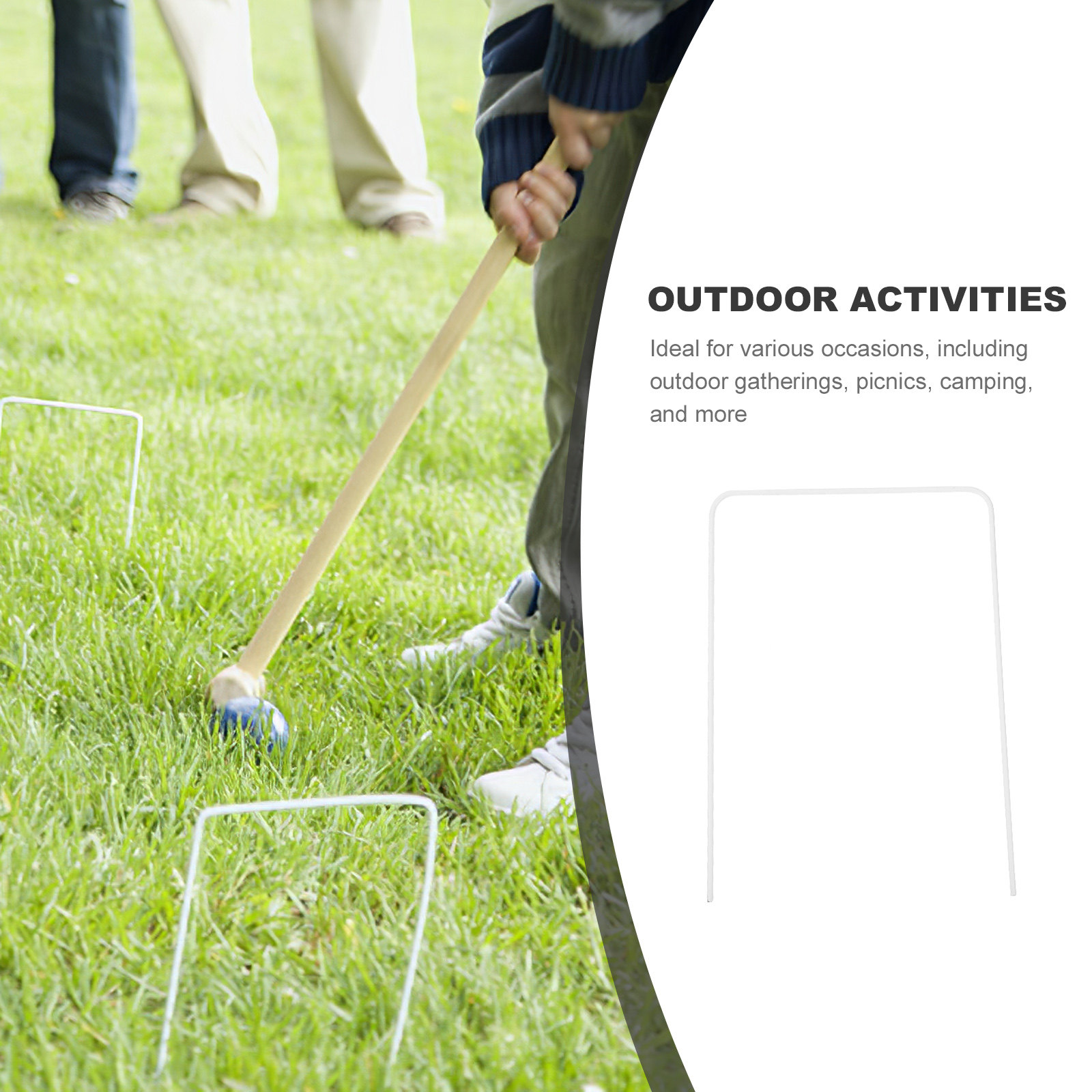 Lot de 9 cerceaux de croquet e - Croquet Set Lawn avis et prix