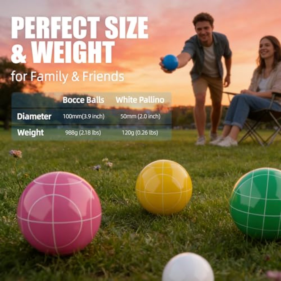 Ensemble de boules de pétanque - Bocce Ball Lawn avis et prix