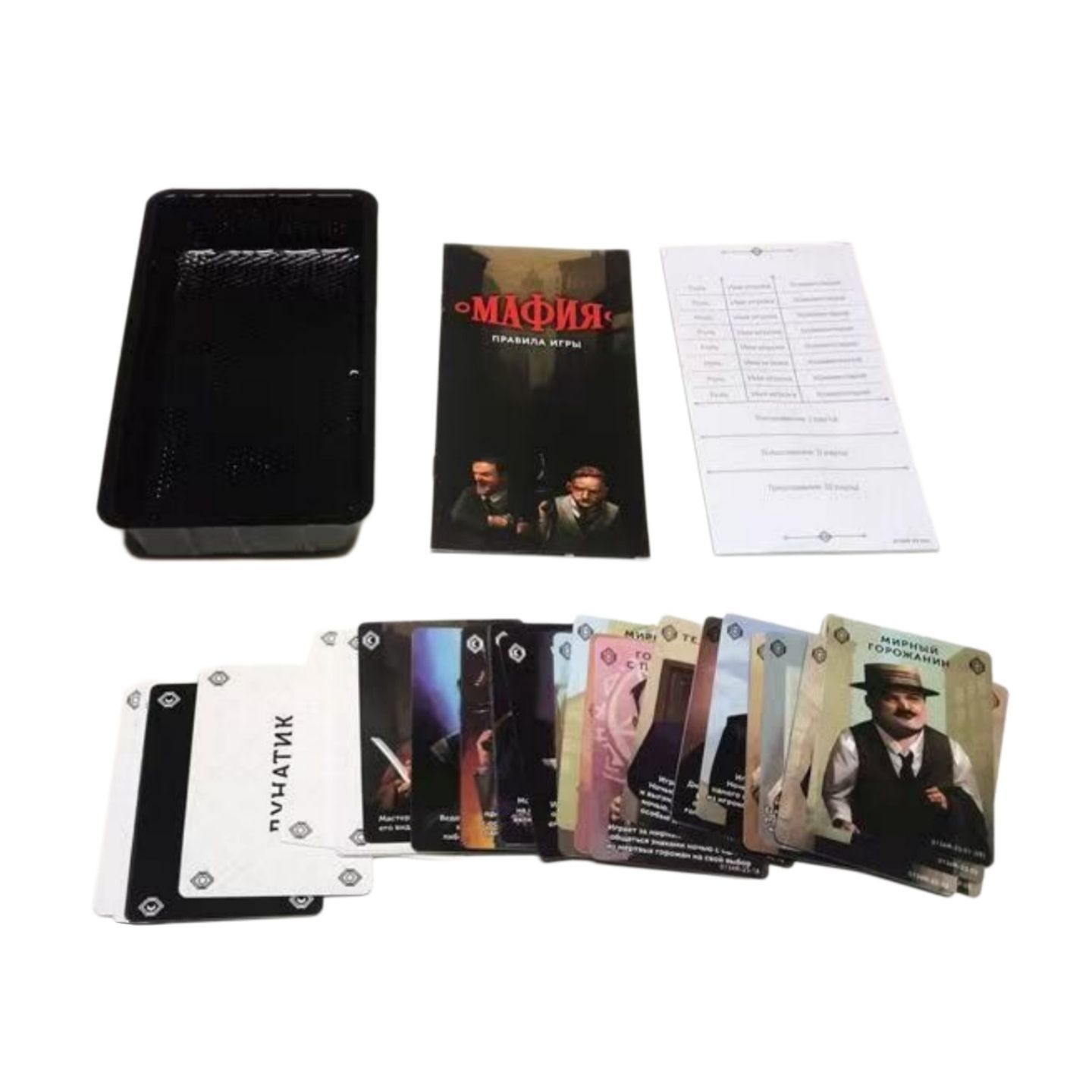 Jeu de cartes Mafia en langue  - Party Games Mafia avis et prix