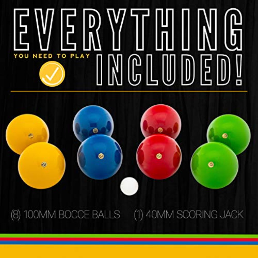 Jeu de boules de boccia, 8 bou - Bocce Ball Lawn avis et prix